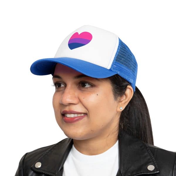 Bisexual Heart Mesh Cap - Image 15