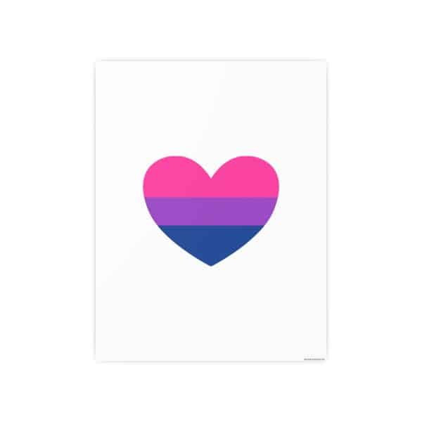 Bisexual Heart Photo Art Paper Posters - Image 124