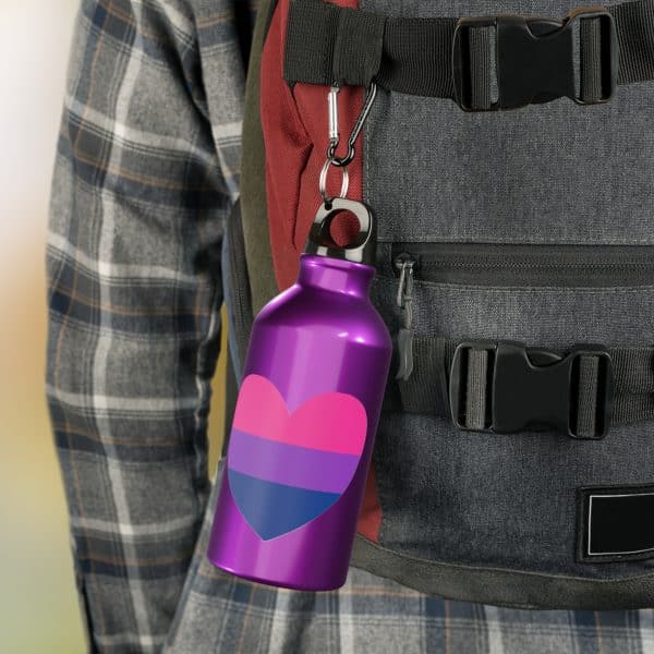 Bisexual Heart Oregon Sport Bottle - Image 77