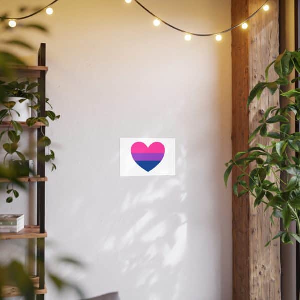 Bisexual Heart Photo Art Paper Posters - Image 122