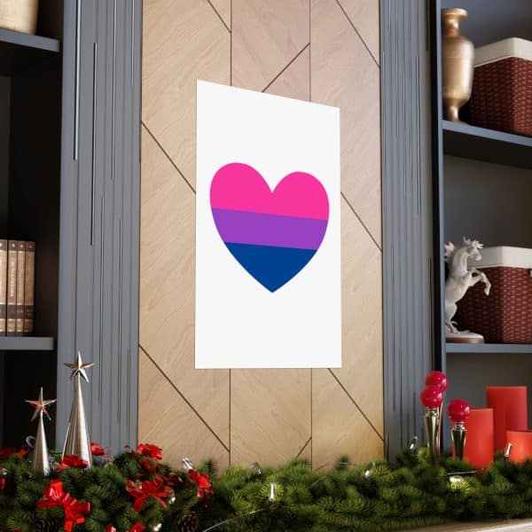 Bisexual Heart Matte Vertical Posters - Image 5