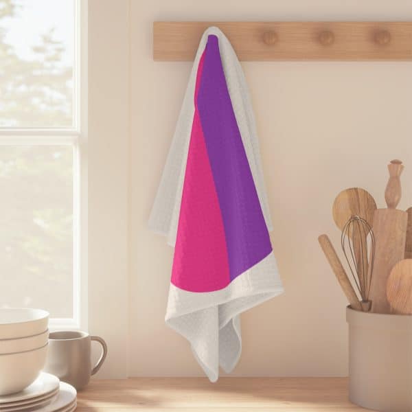 Bisexual Heart Microfiber Tea Towel - Image 6