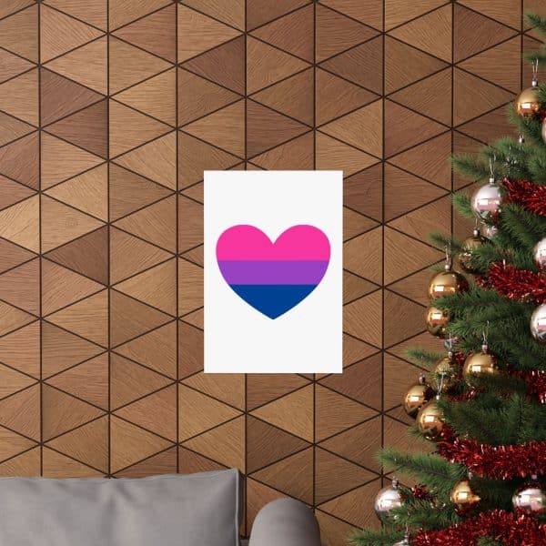 Bisexual Heart Matte Vertical Posters - Image 172