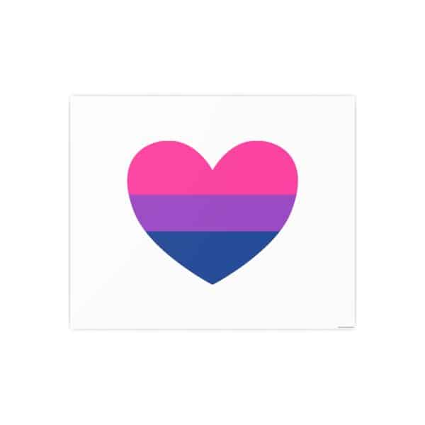 Bisexual Heart Photo Art Paper Posters - Image 130