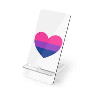Bisexual Heart Mobile Display Stand for Smartphones