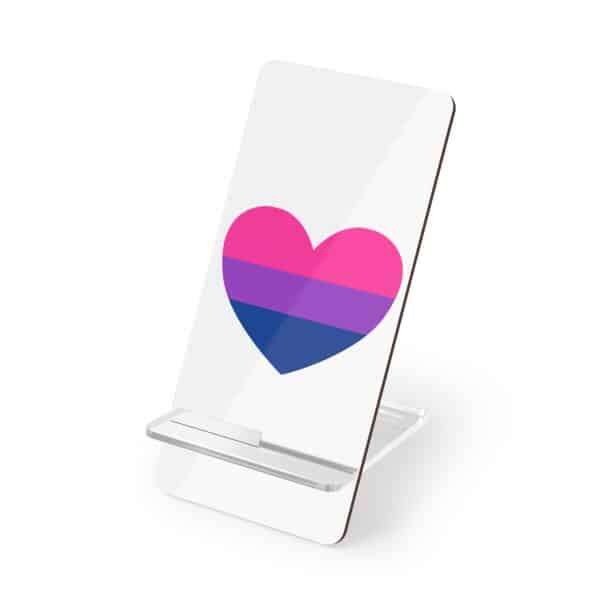Bisexual Heart Mobile Display Stand for Smartphones