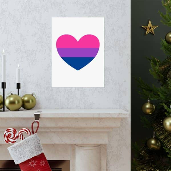 Bisexual Heart Matte Vertical Posters - Image 71