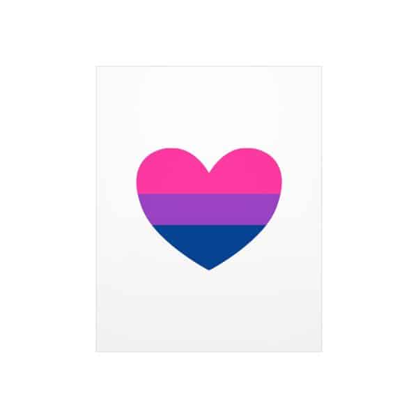 Bisexual Heart Foam Board - Image 33