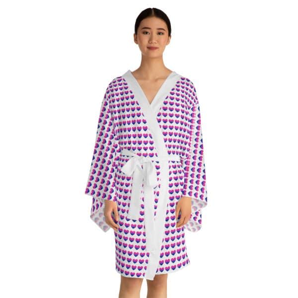 Bisexual Heart Long Sleeve Kimono Robe (AOP) - Image 9