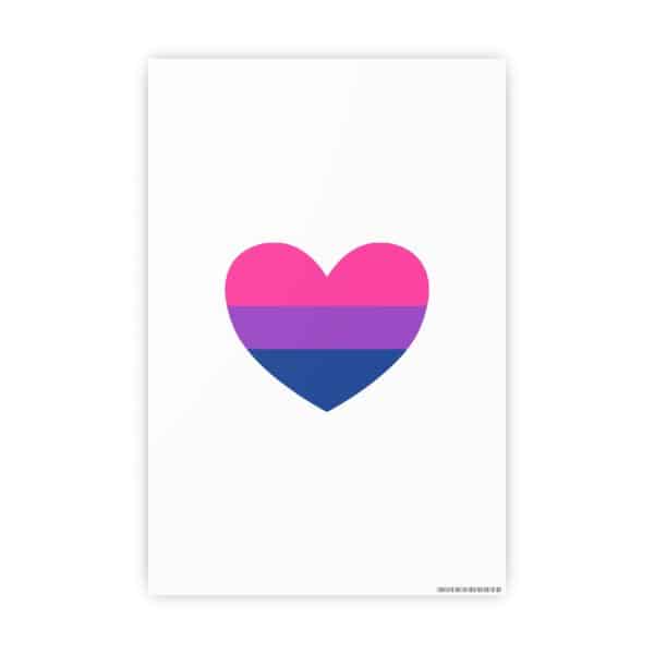 Bisexual Heart Photo Art Paper Posters - Image 25