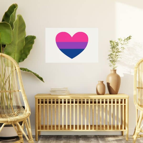 Bisexual Heart Foam Board - Image 23