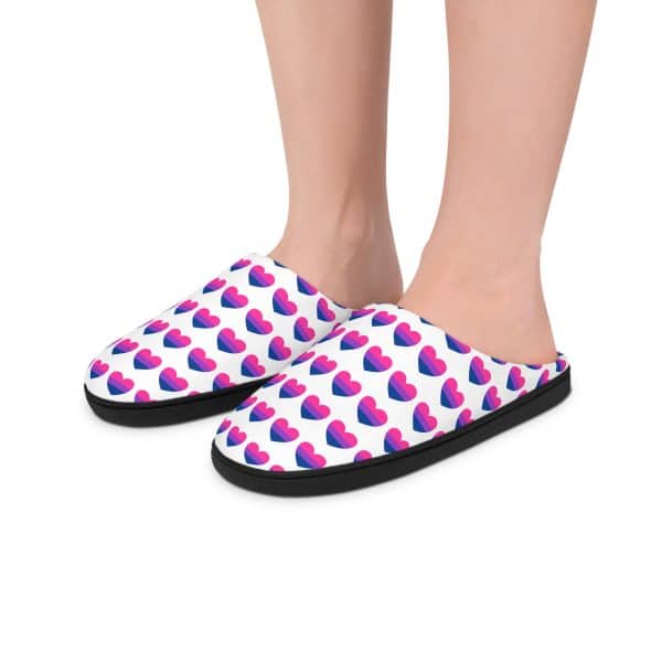 Bisexual Heart Men's Indoor Slippers - Image 6