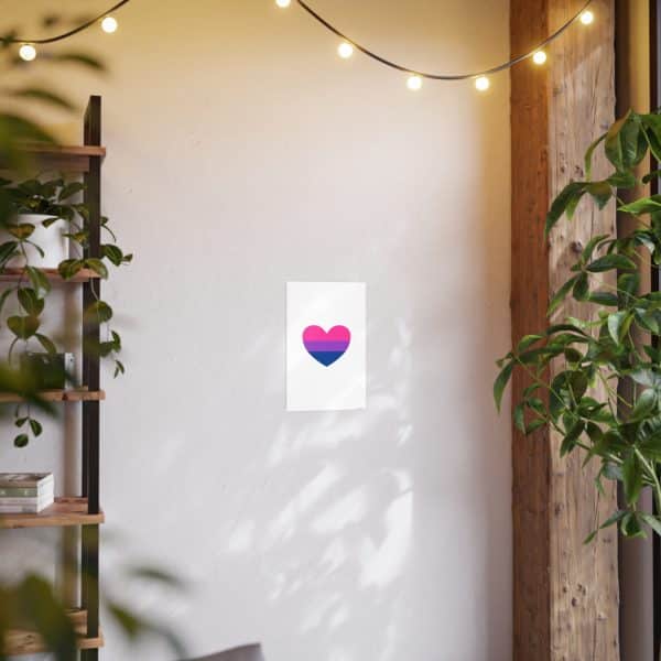 Bisexual Heart Photo Art Paper Posters - Image 128