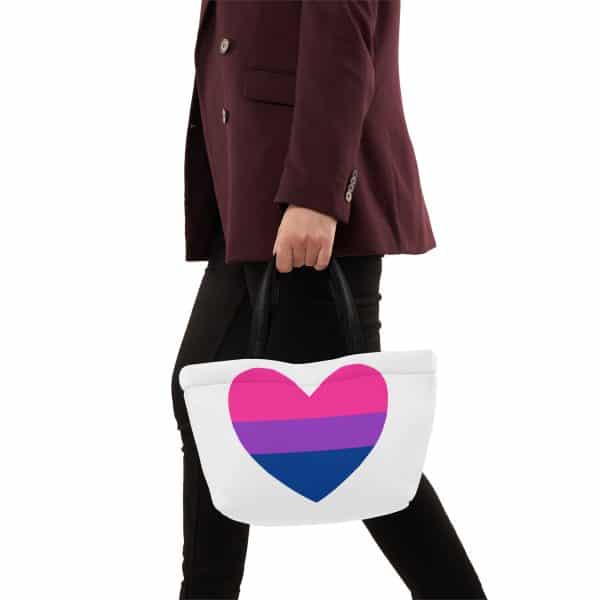 Bisexual Heart Lunch Bag - Image 6