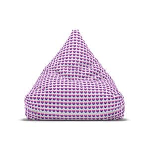 Bisexual Heart Bean Bag Chair Cover