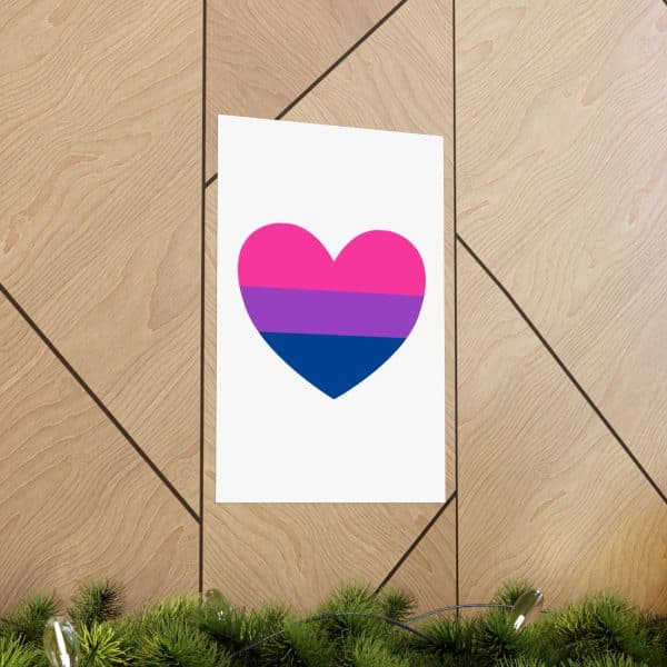 Bisexual Heart Matte Vertical Posters - Image 21