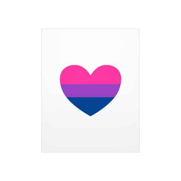 Bisexual Heart Foam Board - Image 45