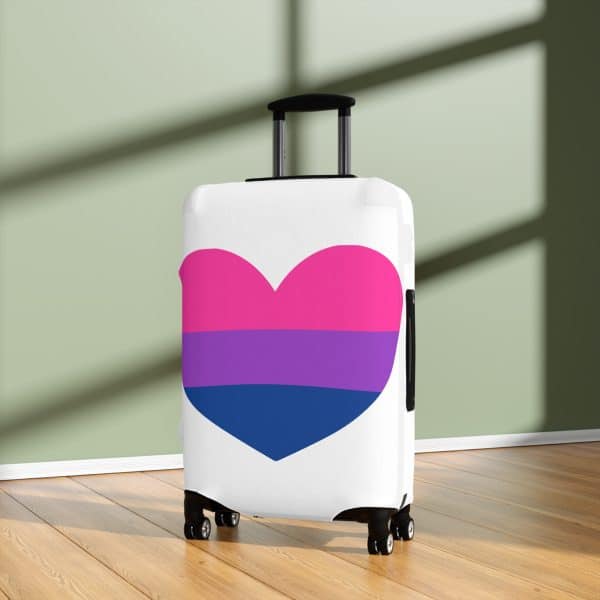Bisexual Heart Luggage Cover - Image 9