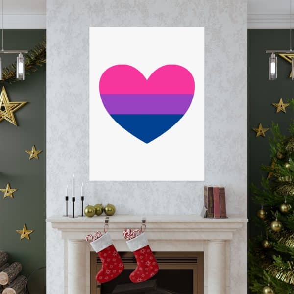 Bisexual Heart Matte Vertical Posters - Image 295