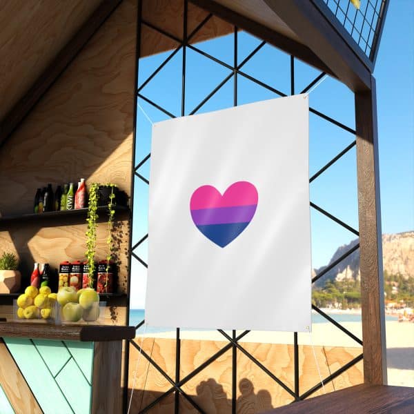 Bisexual Heart Matte Banner - Image 45