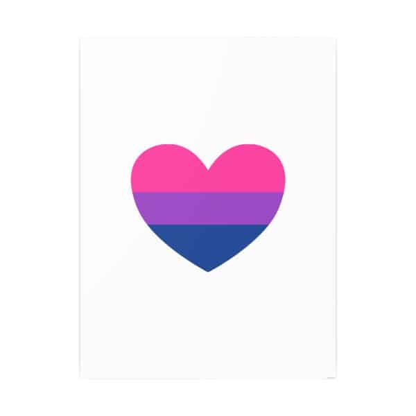 Bisexual Heart Photo Art Paper Posters - Image 106
