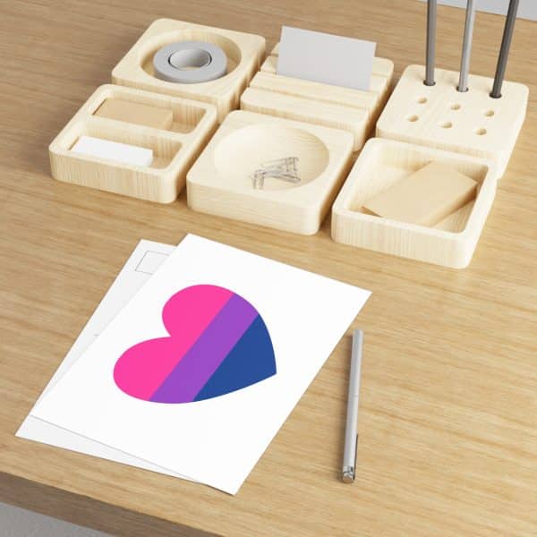 Bisexual Heart Fine Art Postcards - Image 5