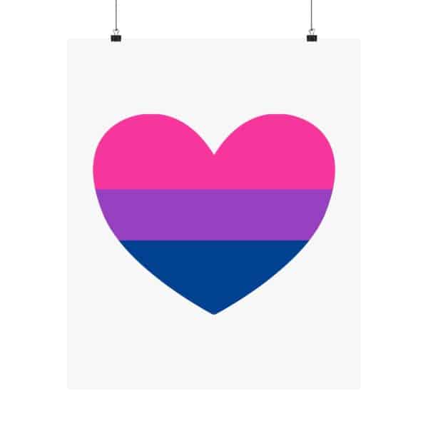 Bisexual Heart Matte Vertical Posters - Image 81