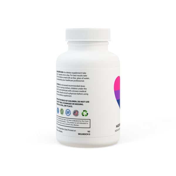 Bisexual Heart Mushroom Blend Supplement (60 Capsules) - Image 2
