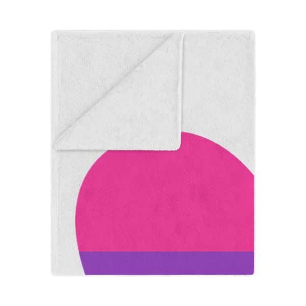 Bisexual Heart Microfiber Blanket - Image 8