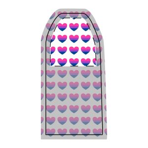 Bisexual Heart Sling Bag