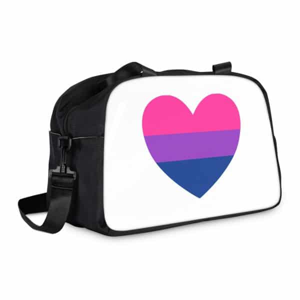 Bisexual Heart Fitness Handbag - Image 2
