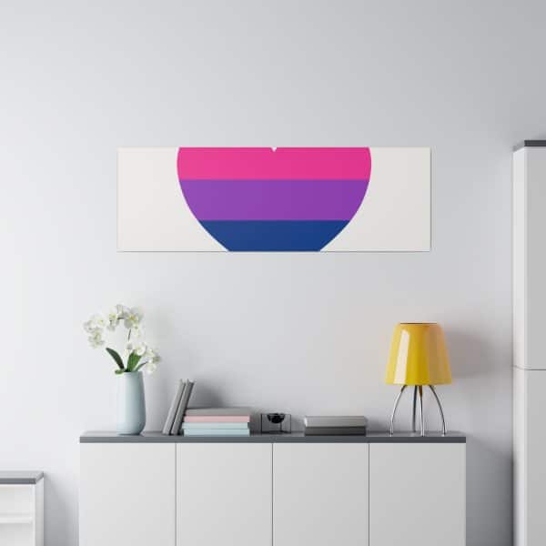 Bisexual Heart Matte Canvas, Stretched, 0.75" - Image 127