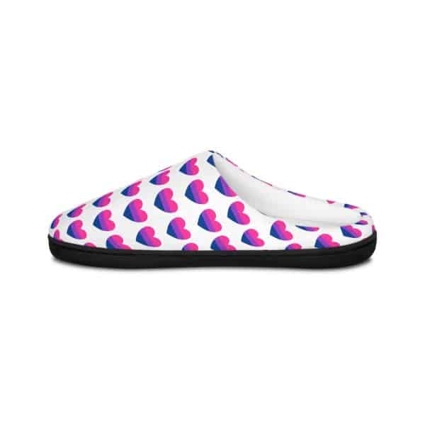 Bisexual Heart Men's Indoor Slippers - Image 3