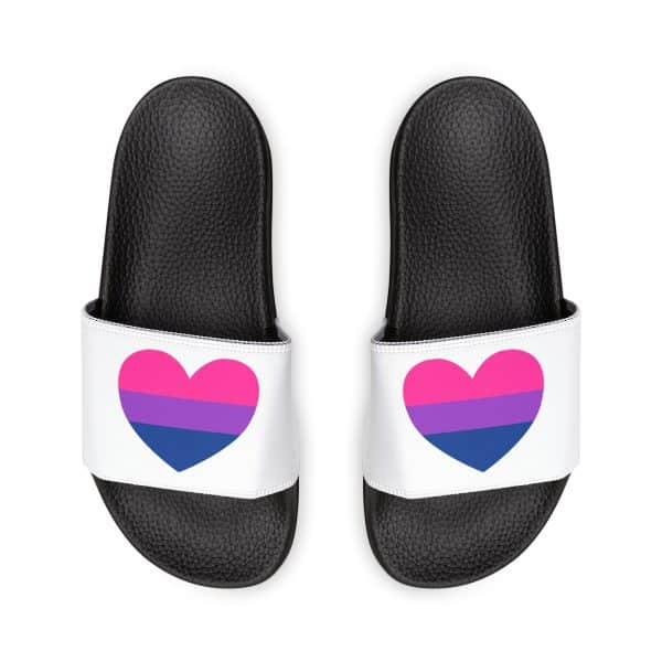 Bisexual Heart Men's Removable-Strap Sandals - Image 19