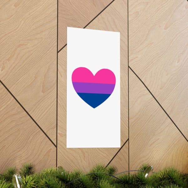 Bisexual Heart Matte Vertical Posters - Image 61