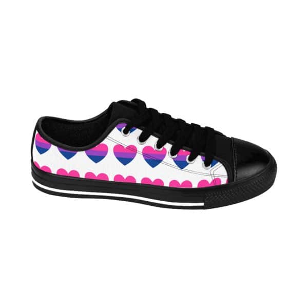 Bisexual Heart Men's Sneakers - Image 7