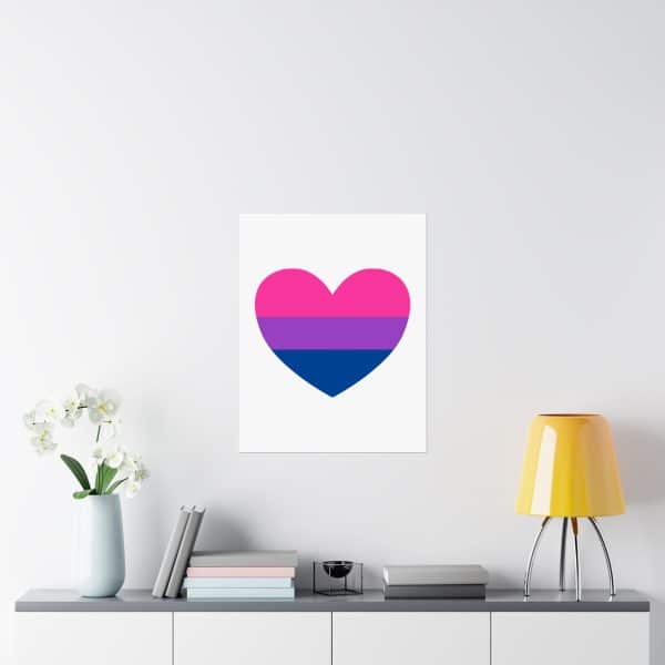Bisexual Heart Matte Vertical Posters - Image 240