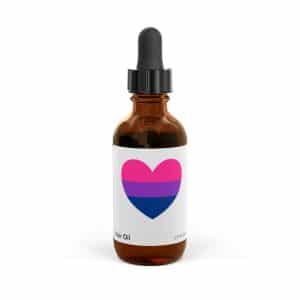 Bisexual Heart Hair Oil, 2oz