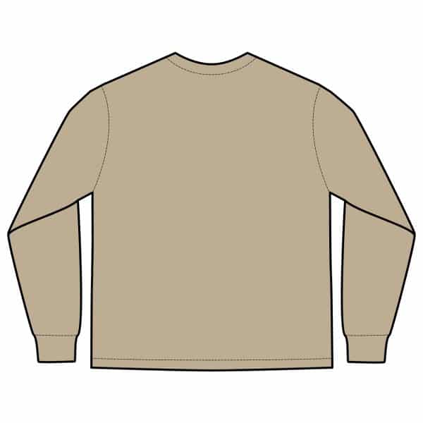 Bisexual Heart Men's Heavy Faded Long Sleeve Tee - Image 4