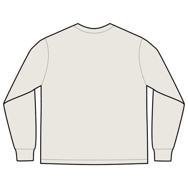 Bisexual Heart Men's Heavy Faded Long Sleeve Tee - Image 2