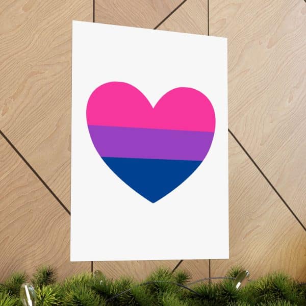 Bisexual Heart Matte Vertical Posters - Image 37