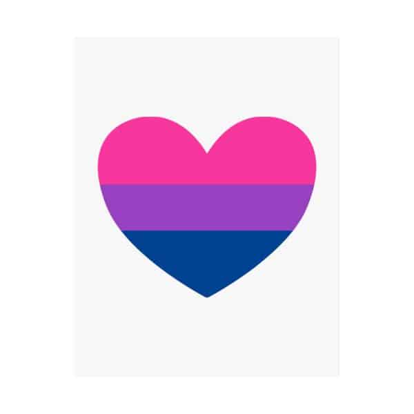 Bisexual Heart Matte Vertical Posters - Image 178