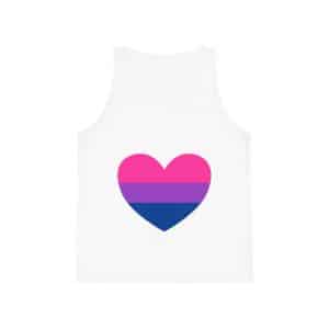 Bisexual Heart Kid's Jersey Tank Top