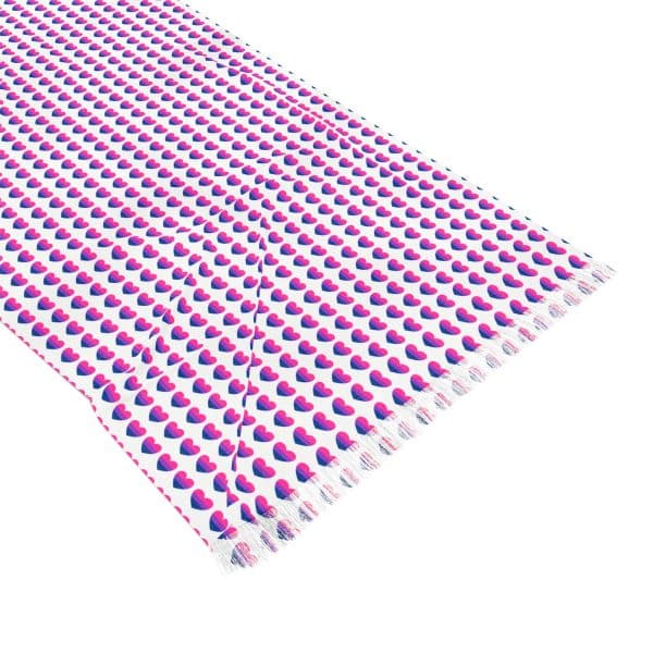 Bisexual Heart Light Scarf - Image 4