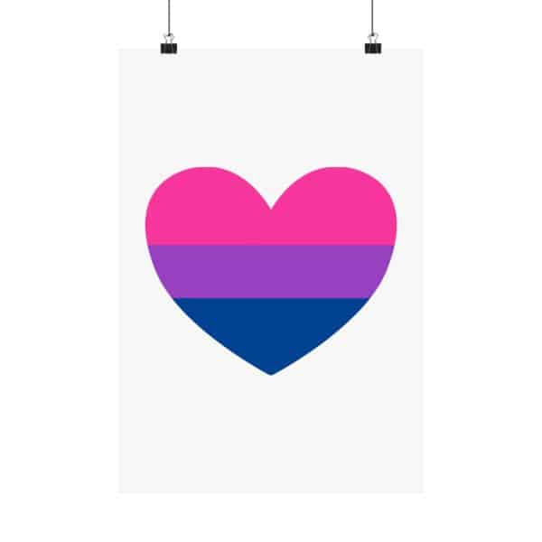 Bisexual Heart Matte Vertical Posters - Image 169