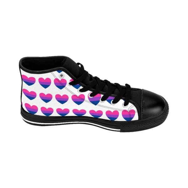 Bisexual Heart Men's Classic Sneakers - Image 5