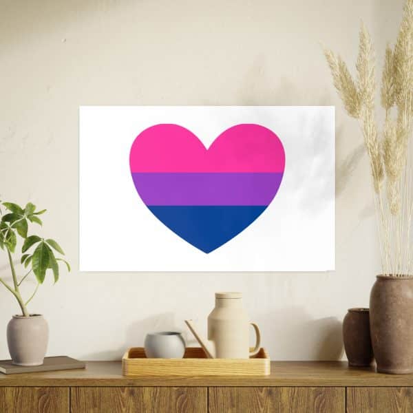 Bisexual Heart Photo Art Paper Posters - Image 138