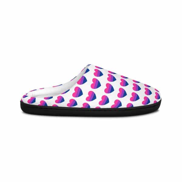 Bisexual Heart Men's Indoor Slippers - Image 2