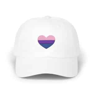 Bisexual Heart Classic Dad Cap