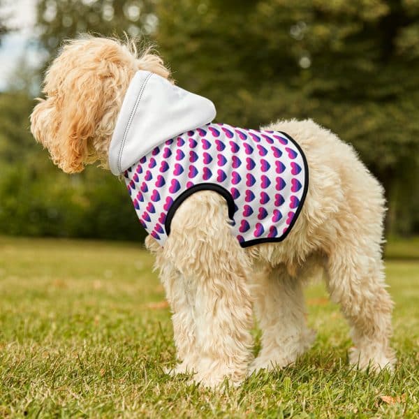 Bisexual Heart Pet Hoodie - Image 9